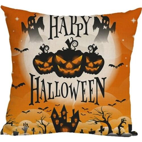 40x40cm 45x45cm Happy Halloween Pillowcase Throw Cushion Pillow Cover Printing Cushion Pillow Case Bedroom Office 7