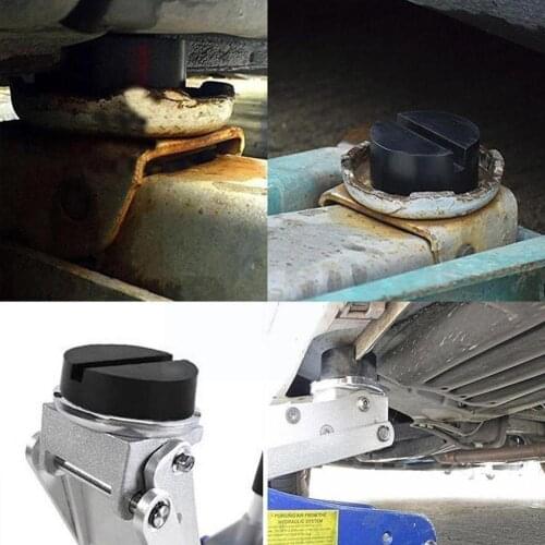 Car Jack Pad Rubber Support Pad Floor Slotted Frame For Pinch Disk Protector Disk Jacking Lifting Pad Adapter Weld Side Too I9N5