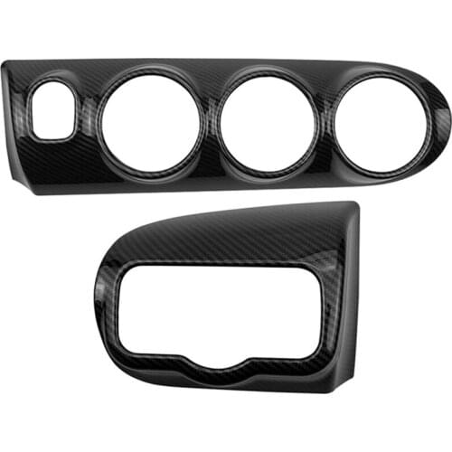 Car Central Control AC Air Vent+Headlight Switch Frame Trim Cover for Mercedes Benz a Class W177 A180 A200 2019