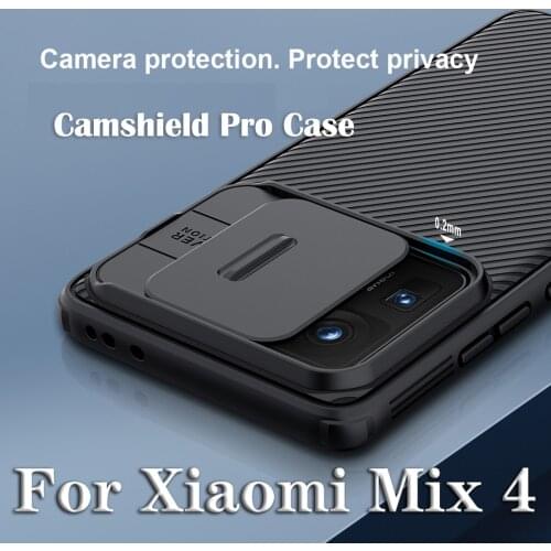 For Xiaomi Mix 4 Case Nillkin CamShield Pro Slide Camera Anti-peeping Protection Shell For Xiaomi Mix 4 Lens Back Cover