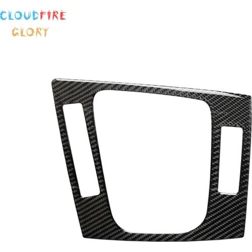 CloudFireGlory Carbon Fiber Inner Gear Shift Panel Cover Trim For BMW 3 Series E46 1998 1999 2000 2001 2002 2003 2004 2005