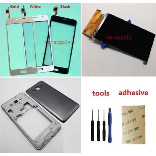 For Samsung Galaxy Grand Prime SM-G531H G531H/DS Touch Digitizer Sensor + LCD Display Screen + Housing bezel Frame+Battery Cover