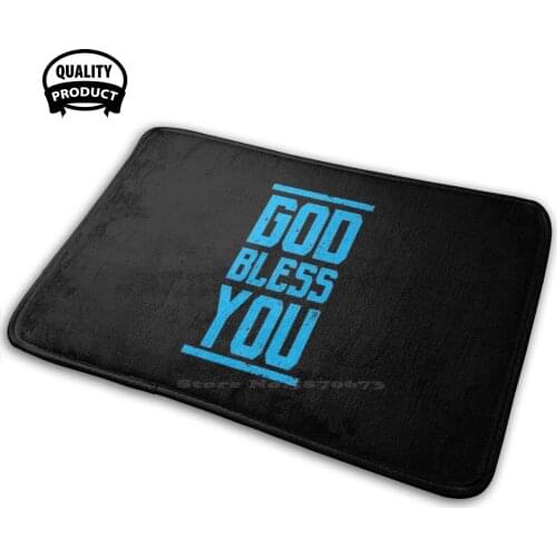God Bless You - Christian Soft Interesting Room Goods Rug Carpet Christian Christian Design Great Jesus Christ Bible God Faith