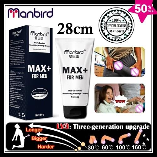 Manbird Male Penis Enlargement Creme Herbal Big Dick Increase XXXL Size Erection Aphrodisiac for Man repair activity cream Gel