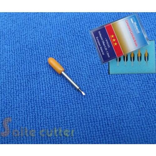 Best Performance10pcs 30 degree Euro Carbide Roland GCC Liyu Cutting Plotter Vinyl Cutter Blade for cutting flock thickness