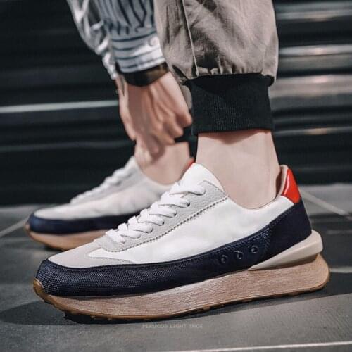 Mens Fashion Thick-soled Sports Shoes Outdoor Non-slip Breathable Casual Comfortable Footwear Sneakers