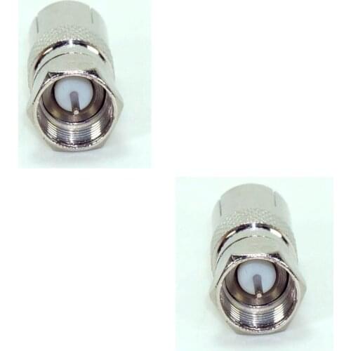 NEW Wholesale BNC Connectors 100pcs/lot F Male Plug to PAL Female Jack Straight TV RF coaxial adapter F-type Adapter