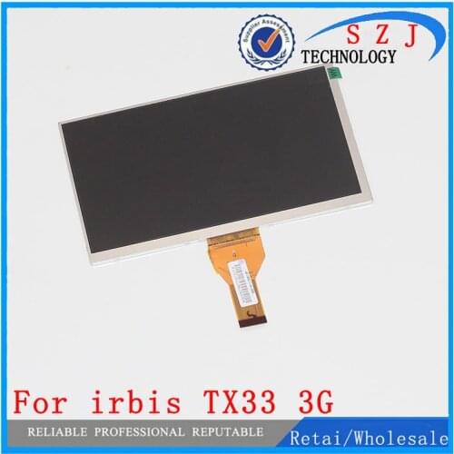 New 7'' inch LCD Display Matrix For irbis TX33 3G TABLET LCD Screen Panel Lens Frame Module replacement Free Shipping