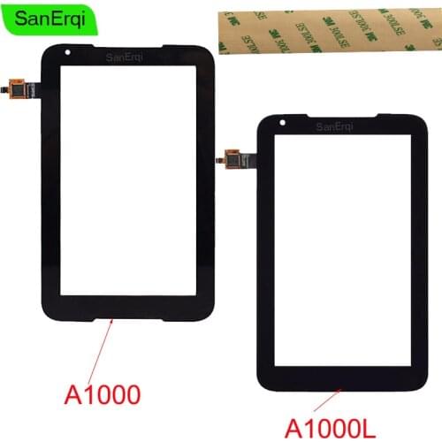 SanErqi For New Lenovo IdeaTab A1000 A1000L A1000T Replacement Touch Screen Digitizer Glass Black 7-inch Touch Screen