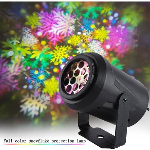 Led Christmas Snowflake Proyector Indoor Birthday Party Decorations Gobo Projetor Deco Luces Maison Addobbi Natalizi Night Light