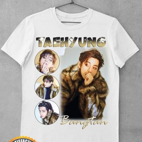 TAEHYUNG Bangtan Boys Bangtan Senyeondan Kpop Vintage Style Customized T shirt AS411