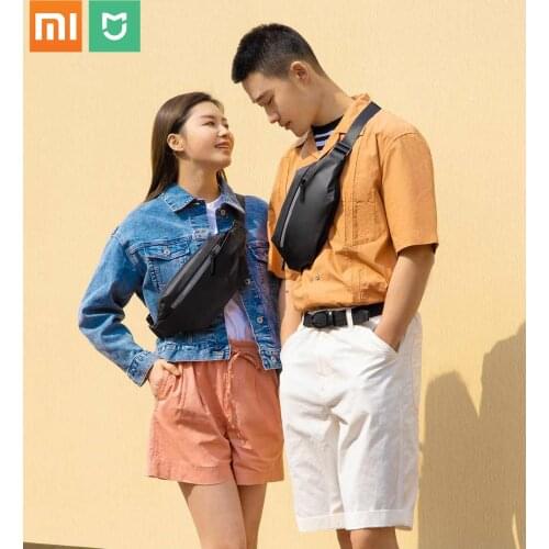 Xiaomi mijia Multifunctional Sports Leisure Chest Bag Waist Bag Outdoor Sports Shoulder Bag Belt Bag Pouch Packs Waterproof Bag