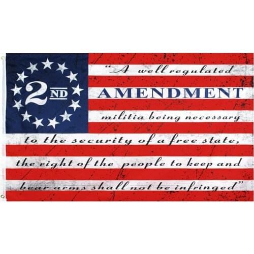 Yehoy 2nd Second Amendment 1791 Vintage American Flag