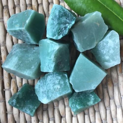 Green aventurine raw crystal stone cuarzos piedras naturales quartz minerales healing gemstones natural aquarium decoration