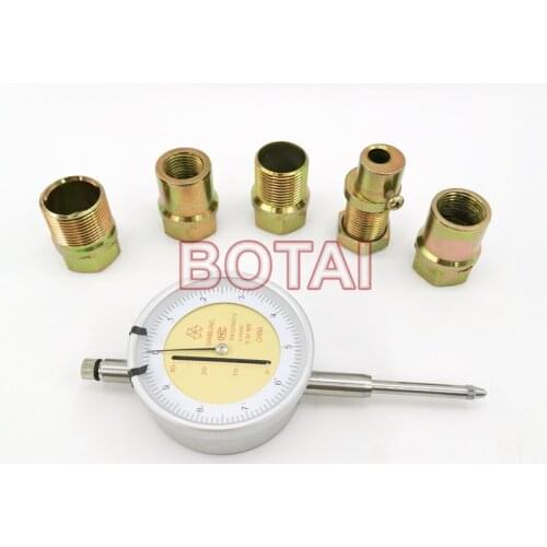 Tooth bar travel gauge tooth bar travel simple seat for diesel injection pump testing repair
