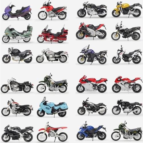 1:18 Welly Suzuki Honda Triumph Yamaha Aprilia Norton Diecast Motorcycle