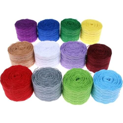 10Yards/lot Fabric Lace Ribbon Tape 45MM Lace Trim DIY Embroidered Net Mesh Lace Trim Cord For Sewing Bag Gift Dress Decor