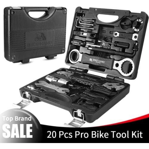 18 In 1 Bicycle Repair Toolbox MTB Tire Repair Tool Spoke Wrench Hex Screwdriver Kit Multifunction Bike Repair Tool Kit