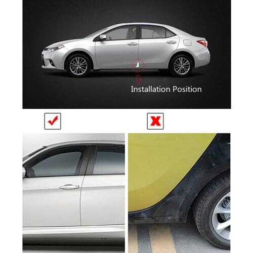 2Pcs Siliconen Auto Deur Hoek Cover Bumper Crash Kras Protector Anti-Kras Crash Bescherming Auto Care