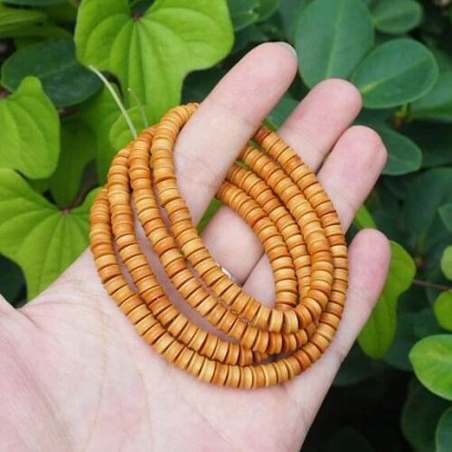 3X5mm Natural Olivary Seeds Beads Spacers Loose Mala Bamboo Joint Shape Beads Buddhism Jewelry Findings DIY Accessories 216 pcs