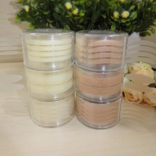 600PCS Invisible Eyelid Makeup Sticker Lace Eye Lift Strips Double Eyelid Glue Tape Self Adhesive Beige Color Tool L/S Style