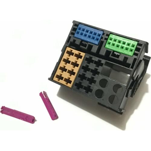 Au.di SKO.DA V.W PQ25 PQ35 PQ46 ISO quadlock Plug parts RCD330 plus 3B7 035 444A