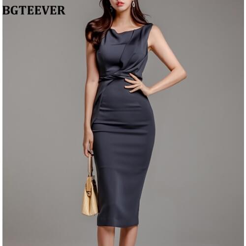 Черные летние платья BGTEEVER China At AliExpress