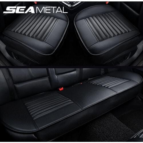 Car Seat Covers Universal PU Leather Seat Cover Four Seasons Automobiles Covers Cushion Auto Interior Accessories Mat Protector