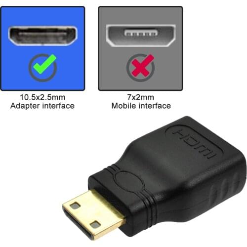 HDMI Cable Adapter Angle HDMI Male to HDMI Extender Converters 270/90 Degree Female for 1080P HDTV Cable Adaptor Converter