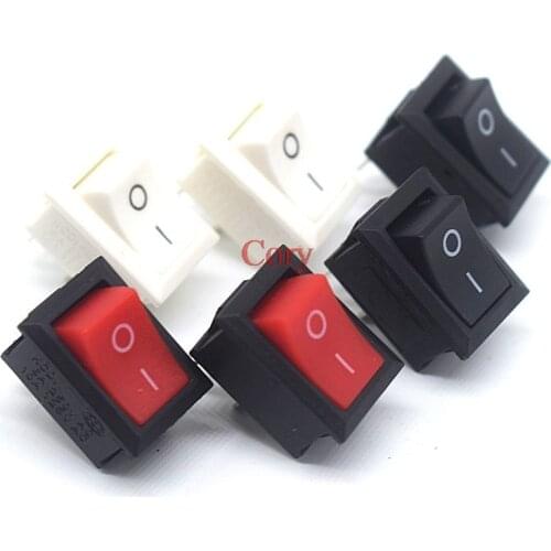 5pcs 2Pin Snap-in ON/OFF Boat switch water dispenser button switch electronic scale switch SPST KCD1-101 250V 6A 125V 10A CZYC
