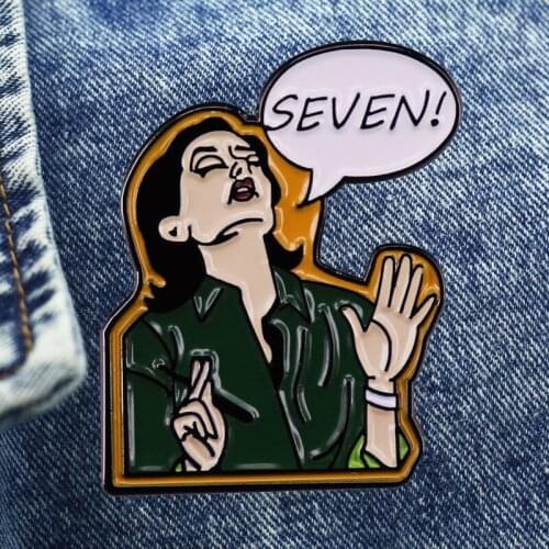 Comedy Friends TV Scene Inspiration Badge Originality Lapel Brooch Collect Denim Jacket Backpack Pin Given Friends And Fans Gift