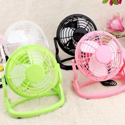 Mini USB Rechargeable Colorful Pocket Small Fan Summer Office Home Desktop Fan Dormitory Bedroom Desk Fan Portable Cooling Tool