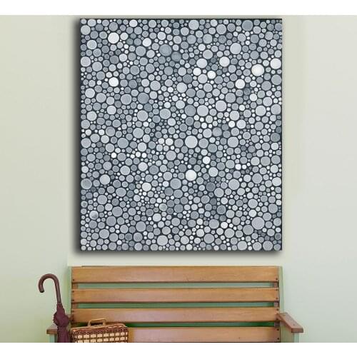 Wall Art Kusama Yayoi INFINITY DOTS HOWE Painting For Living Room Home Decoration Oil Painting On Canvas Wall Painting NO Frame