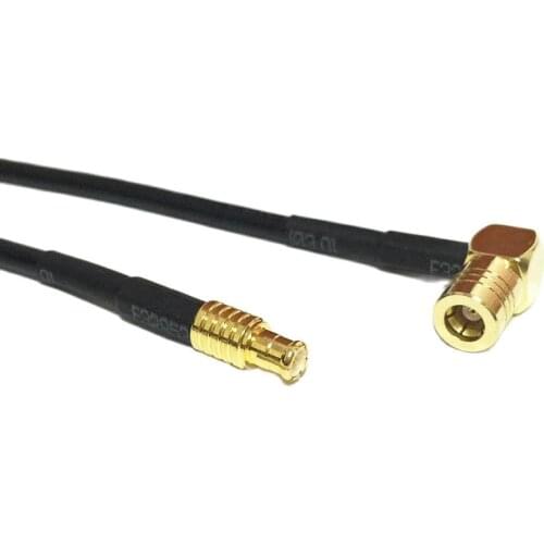 New SMB Female Jack Right Angle Switch MCX Male Plug straight RF cable adapter RG174 Wholesale 20cm/50cm/100cm