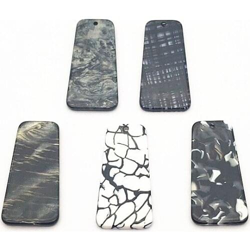 New arrival! 37x19mm 100pcs acetic acid Trapezoid shape Charm for Hand Made Earrings DIY parts,Jewelry Findings & Components