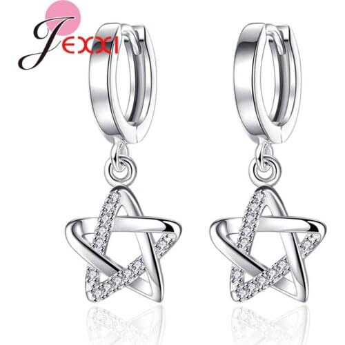 New Arrival Korean Women Fashion Drop Earrings for Wedding Engagement Party Geometric Plant Ball-Shaped Cubic Zirconia Earring