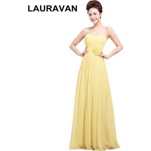 Fuchsia hot pink sweetheart strapless embellished floor length bridesmaid gowns dress yellow gown special occasion dresses 2020