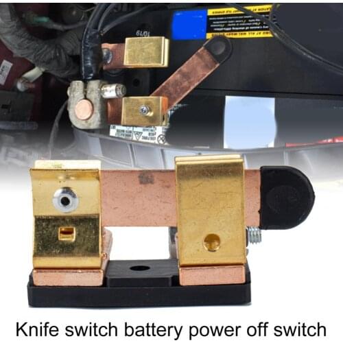 Sturdy Practical High Strength Blade Power Cut Off Switch Copper Cut Off Switch Anti-corrosive for Tractor