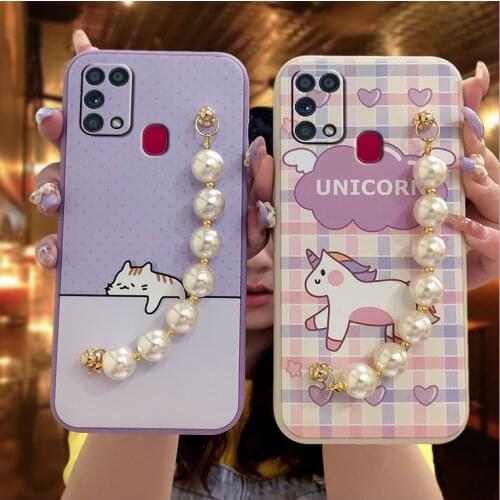 Simplicity Anti-fall Phone Case For Samsung Galaxy A21S/SM-A217F cute Cartoon Back Cover phone case