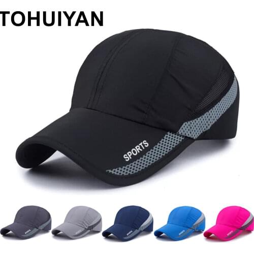Top Level Sports Cap For Men Summer Breathable Mesh Sun Hat Women Adjustable Baseball Caps Fashion Gorras Hombre Fishing Hats