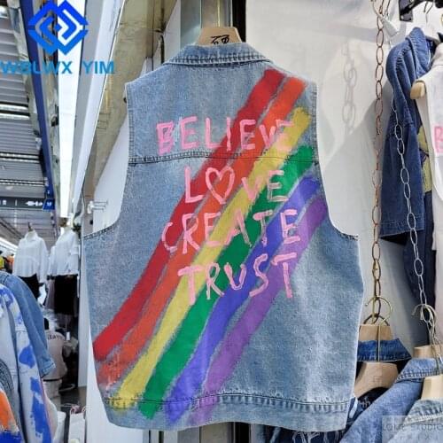 Женские джинсовые жилеты WBLWX YIM China At AliExpress