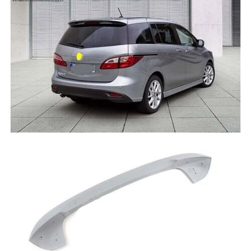 Fit For 2011-2014 Mazda 5 M5 Hatchback Unpainted Rear Lip Spoiler Wing ABS Trunk Spoilers Factory Style 1PCS
