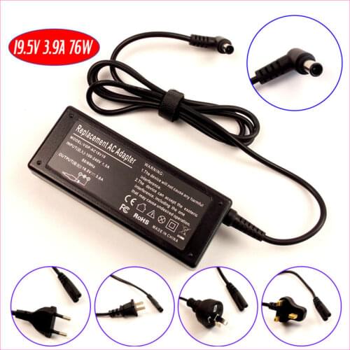 19.5V 3.9A Laptop Ac Adapter Charger for Sony VAIO PCG-61212T PCG-71212T VPC-EA16EC
