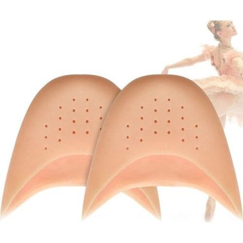 2pcs Silicone Gel Toe Pads Ballet Hallux Valgus Orthotics Brace Shoes Pads Foot Care Bunion Free Protector Cushion Pads Inserts