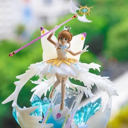 35CM Anime Cardcaptor Sakura Clow Card cosplay Doll KINOMOTO SAKURA captor Sakura Model toys Gift
