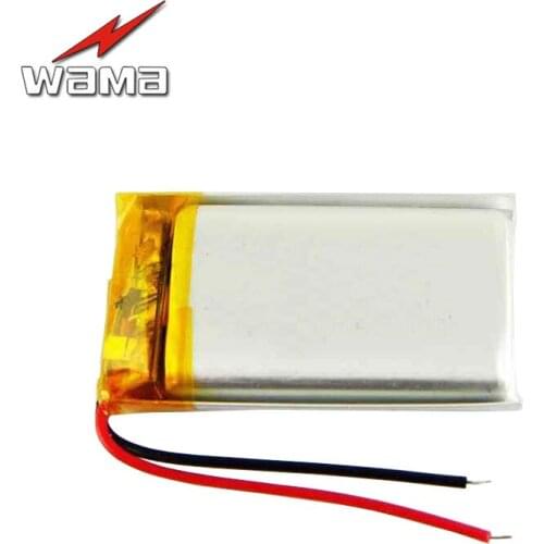 4x WAMA 802035 3.7V Li-polymer Rechargeable Battery Over-charge Protected PCB for UAV Remote RC Baron