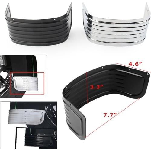 Motorcycle Mudguards Front Fender Skirt Cover w/ Hardware For Harley Davidson Touring 2014-up & Dyna 1999-2005 & Tri Glide
