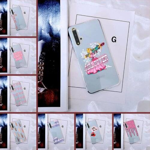 Love Girl Pink Quote Simple Back Cover For Huawei Honor 8A Pro 8S V20 Silicone Phone Case For Huawei Honor 10i 20i 20 Lite Pro