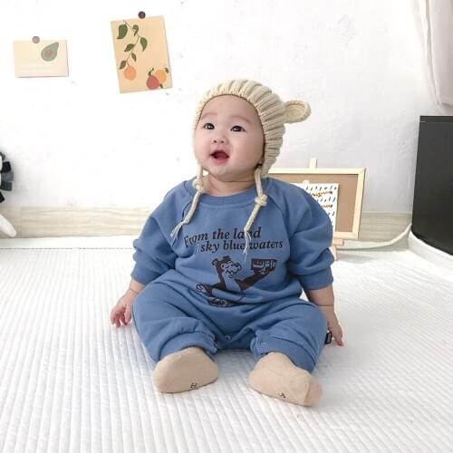 Spring and Autumn Baby Cartoon Long Sleeved Jumpsuit New Korean Style Baby Romper for Girl and Boy Bodysuit for Newborns