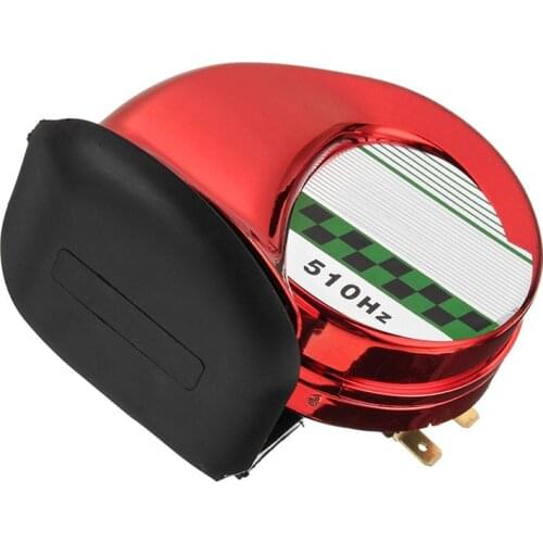 12V Car Motocycle Electromobile E-bike Louder Speaker Modified Motorcycle Accessories Loud Electric Snail Horn for Universal